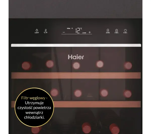 Haier HWS77GDAU1 77 miejsc na butelki - DRUGI -30%, ALBO 5-TY ZA 1ZŁ - Kup na Raty - RRSO 0%