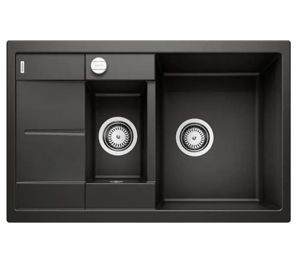 Zlewozmywaki kuchenne - Blanco METRA 6 S Compact 525925 Granitowy Czarny