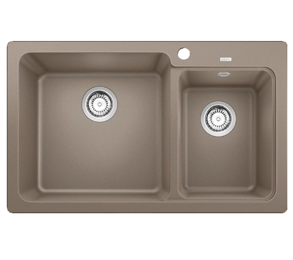 Zlewozmywaki kuchenne - Blanco NAYA 8 519652 Granitowy Tartufo