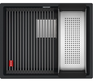 Franke Kanon KNG 110-52 Granitowy Czarny mat - Kup na Raty - RRSO 0%