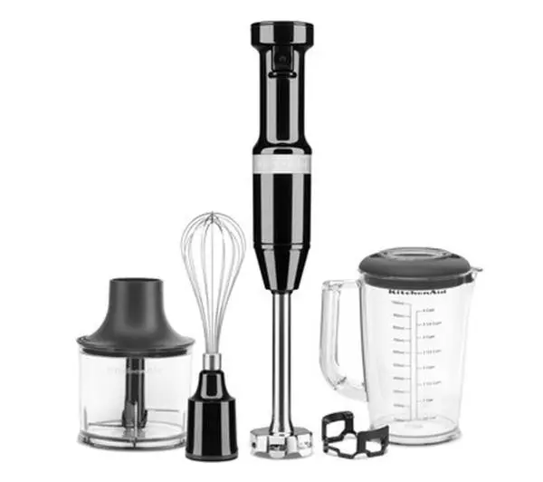 Blendery - KitchenAid 5KHBV83EOB 180W Rozdrabniacz Końcówka do ubijania
