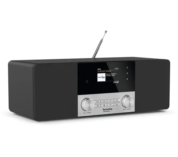TechniSat DigitRadio 4C Radio FM DAB+ Bluetooth Czarno-srebrny - Kup na Raty - RRSO 0%