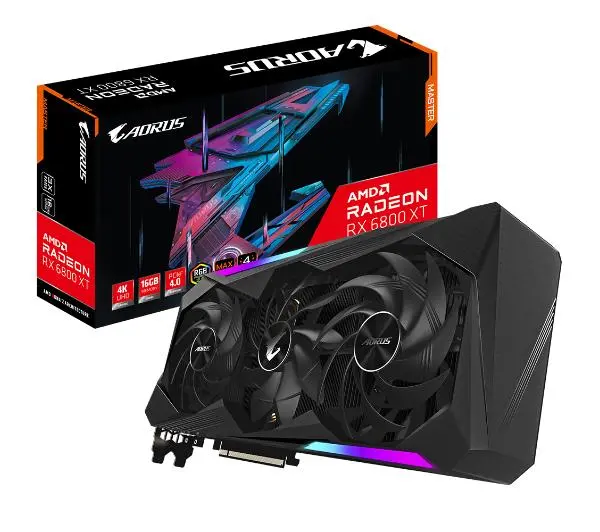 Gigabyte AORUS Radeon RX 6800 XT MASTER 16GB GDDR6 256bit