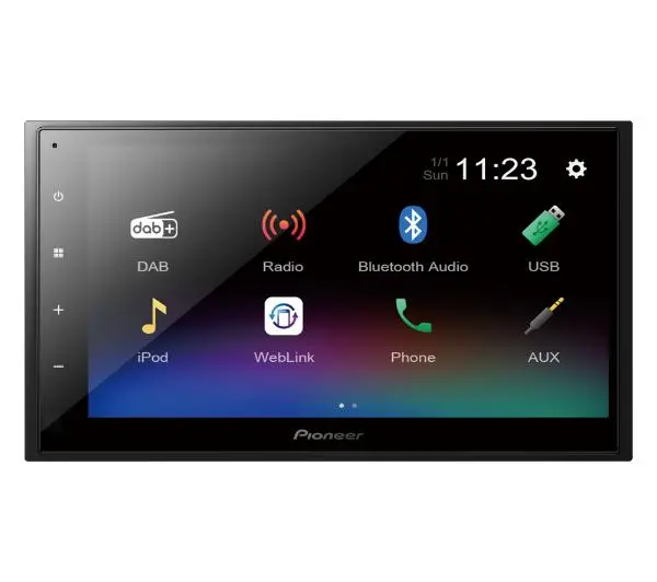 Pioneer DMH-A340DAB z USB 6,8" 4x50W Bluetooth - Kup na Raty - RRSO 0%
