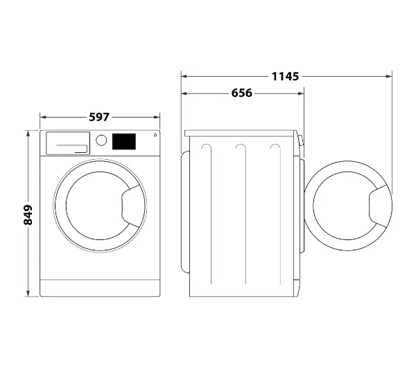 Whirlpool W7 D94WB PL 66cm 9kg - DRUGI -30%, ALBO 5-TY ZA 1ZŁ - Kup na Raty - RRSO 0%