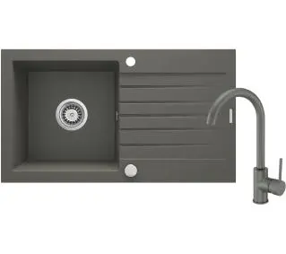 Deante Zorba ZQZVT113 Antracyt metaliczny + bateria Antracyt metaliczny - DRUGI -30%, ALBO 5-TY ZA 1ZŁ - Kup na Raty - RRSO 0%