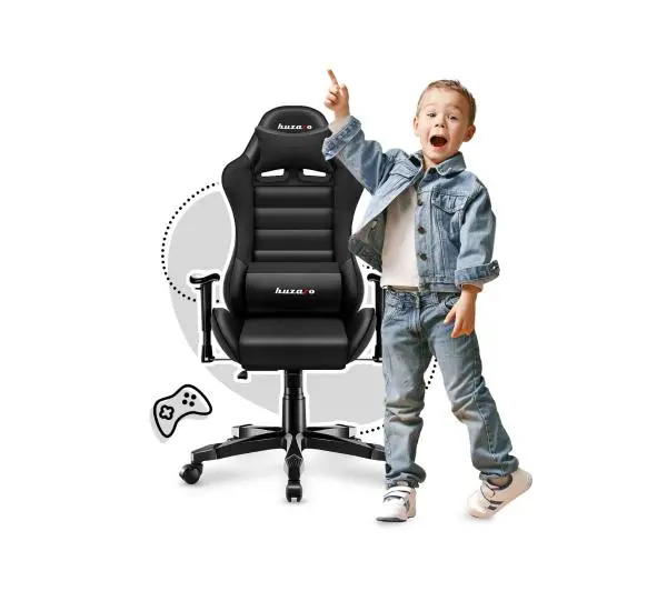 Huzaro Ranger 6.0 Dla dzieci do 130kg Skóra ECO Czarny
