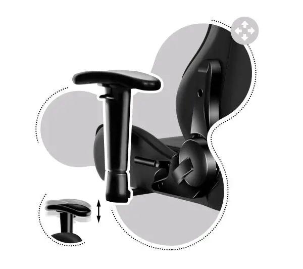 Huzaro Ranger 6.0 Dla dzieci do 130kg Skóra ECO Czarny - Kup na Raty - RRSO 0%
