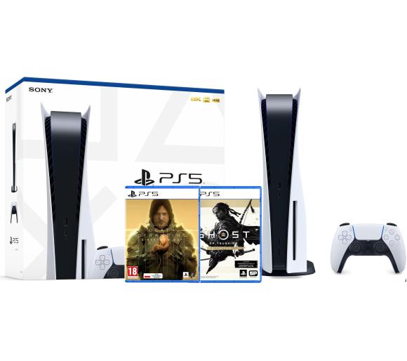 konsola PS5 Sony PlayStation 5 (PS5) + Ghost of Tsushima Director’s Cut + Death Stranding Director’s Cut
