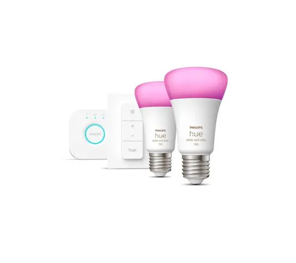 Philips Hue White and Colour Ambiance E27 2 szt. Zestaw startowy