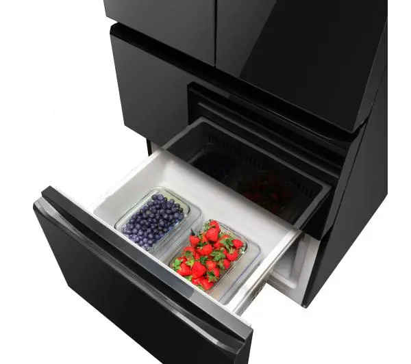 Amica FY3279.6GDFB Pełny No Frost 180,3cm Czarny - Kup na Raty - RRSO 0%