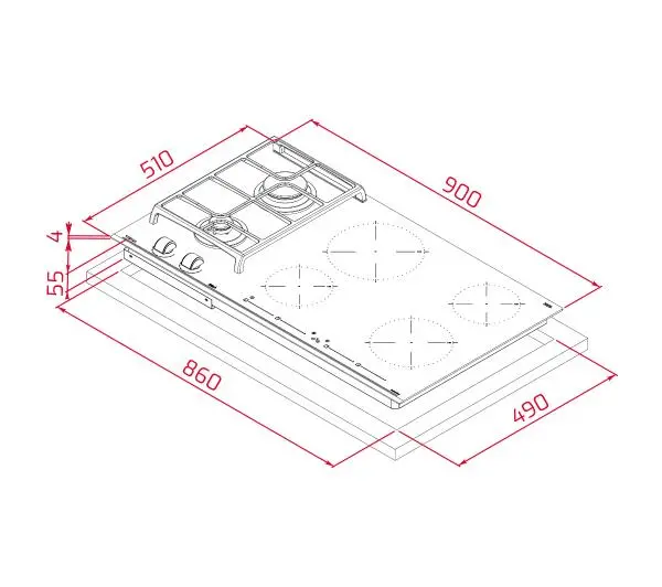 Teka JZC 96324 ABC BK (E4) 90cm - DRUGI -30%, ALBO 5-TY ZA 1ZŁ - Kup na Raty - RRSO 0%