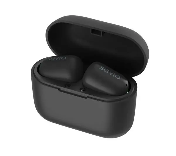 Savio TWS-09 Dokanałowe Bluetooth 5.1 Czarny