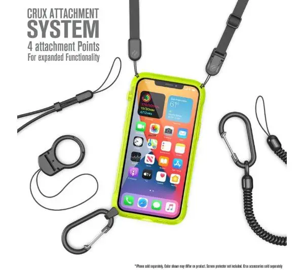 Catalyst Vibe do iPhone 12 Mini żółto Przeźroczysty