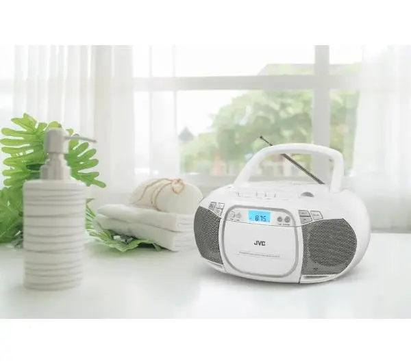 JVC RC-E451W Bluetooth Biały