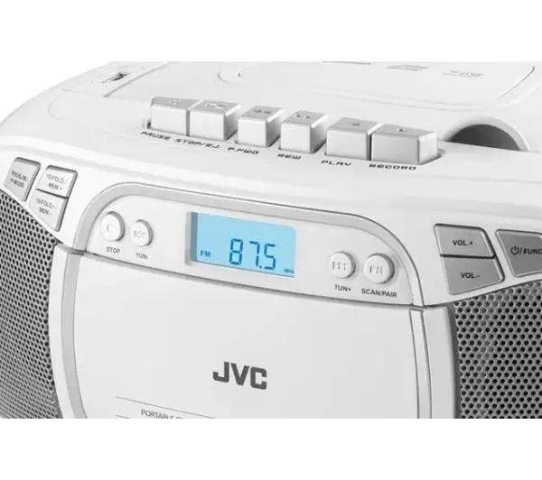 JVC RC-E451W Bluetooth Biały