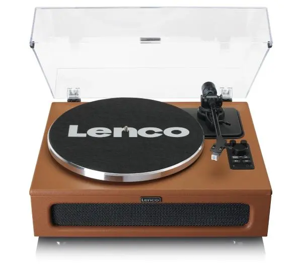 Lenco LS-430BN Manualny Napęd paskowy Przedwzmacniacz Bluetooth Brązowy