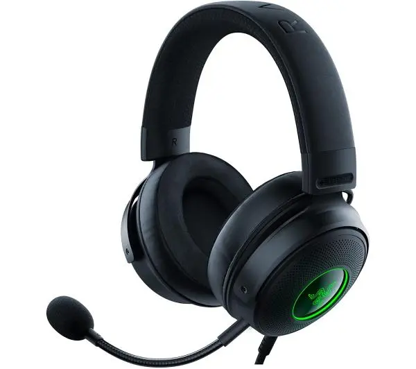 Słuchawki Razer Kraken V3 Hypersense Czarne (RZ04-03770100-R3M1)