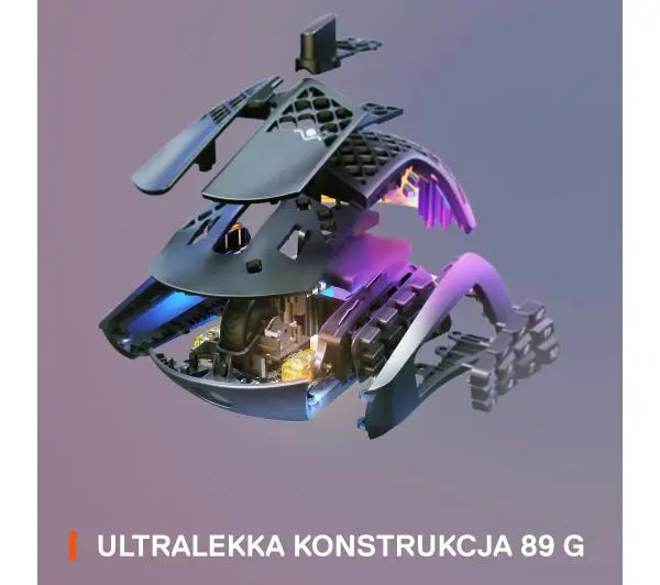 SteelSeries Aerox 9 Wireless Czarny - Kup na Raty - RRSO 0%