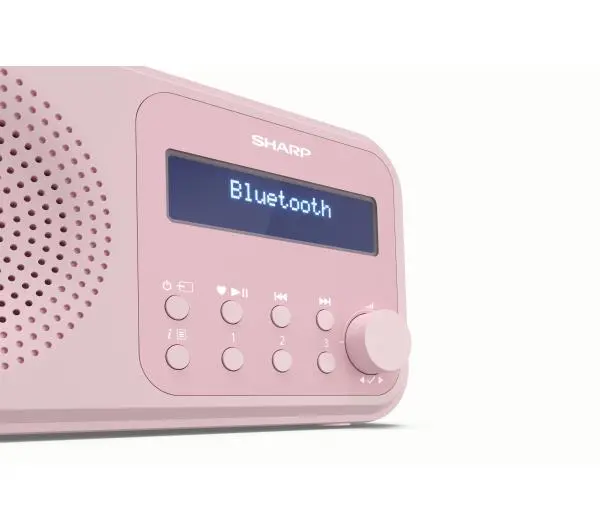 Sharp Tokyo DR-P420 Radio FM DAB+ Bluetooth Różowy