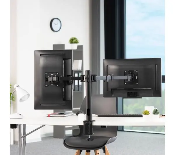 Hama 118494 na 2 ekrany od 13" do 35" Max 15kg - Kup na Raty - RRSO 0%