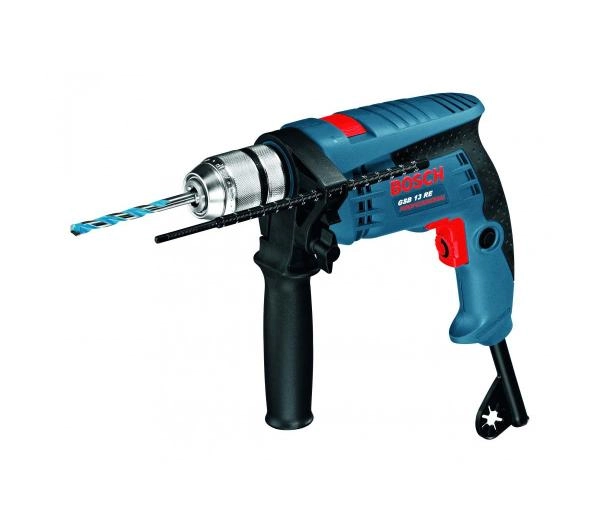 Wiertarka udarowa BOSCH Professional GSB 13 RE 0601217100 sieciowa 600W + osprzęt