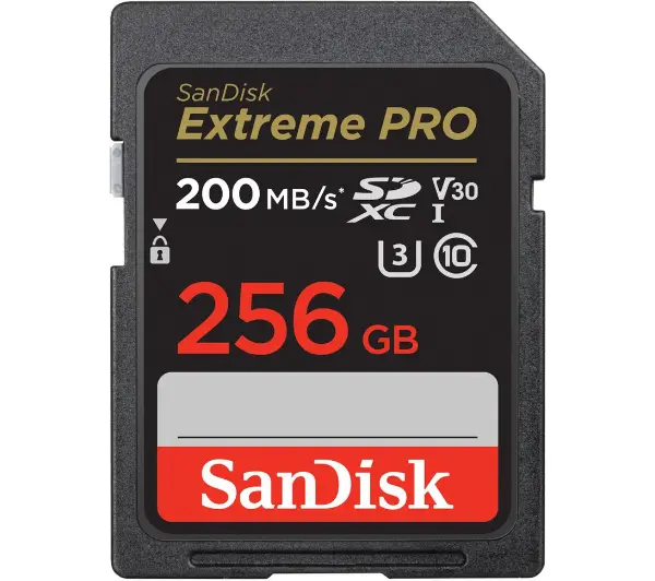 SANDISK SDXC 256GB Extreme Pro 200/140MB/s