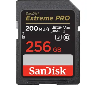 SANDISK SDXC 256GB Extreme Pro 200/140MB/s