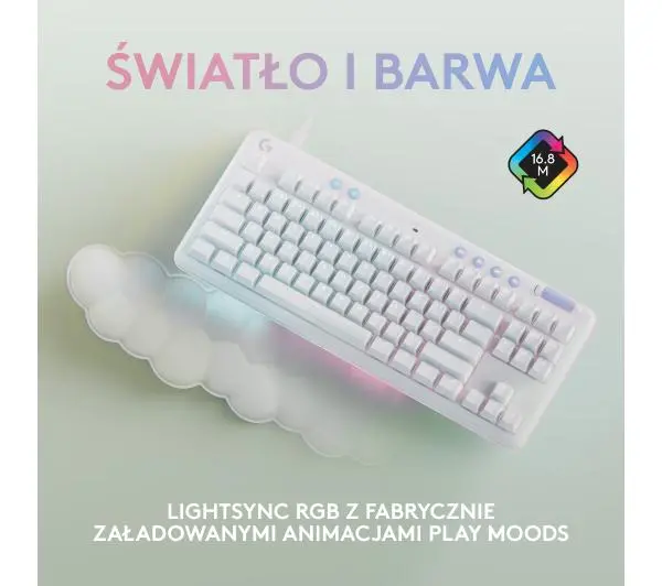 Logitech G713 GX Tactile Biały - Kup na Raty - RRSO 0%