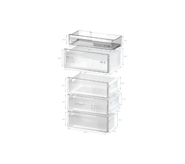 Bosch Serie 4 KGN492LDF Pełny No Frost 203cm Szuflada z kontrolą wilgotności Srebrny - DRUGI -30%, ALBO 5-TY ZA 1ZŁ - Kup na Raty - RRSO 0%