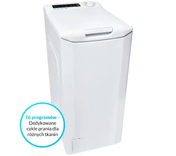 Candy Smart Inverter CSTG 26TME/1-S 6kg 1200obr/min - DRUGI -30%, ALBO 5-TY ZA 1ZŁ - Kup na Raty - RRSO 0%