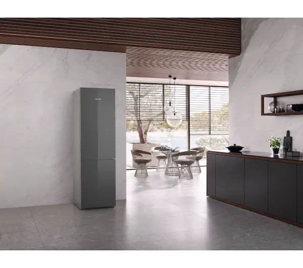 Miele KFN 4898 AD Pełny No Frost 201,5cm Komora świeżości Zdalne sterowanie Szare szkło - DRUGI -30%, ALBO 5-TY ZA 1ZŁ - Kup na Raty - RRSO 0%