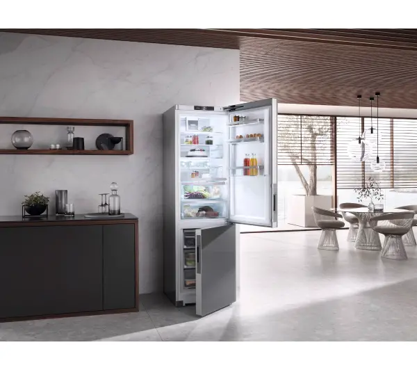 Miele KFN 4898 AD Pełny No Frost 201,5cm Komora świeżości Zdalne sterowanie Szare szkło - DRUGI -30%, ALBO 5-TY ZA 1ZŁ - Kup na Raty - RRSO 0%