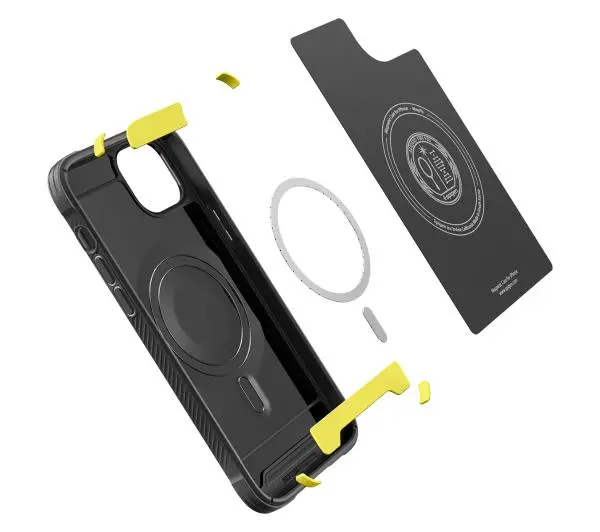 Spigen Rugged Armor Mag z MagSafe do iPhone 14 Plus czarne matowe