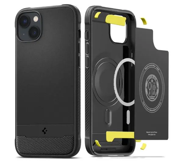 Spigen Rugged Armor Mag z MagSafe do iPhone 14 Plus czarne matowe