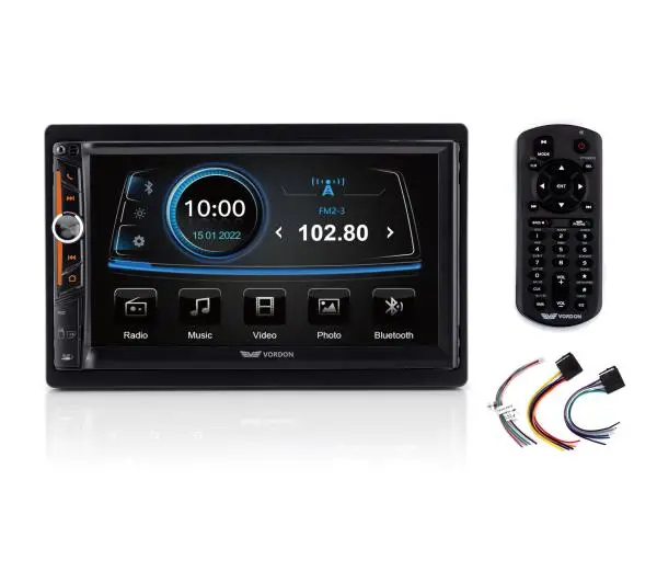 Vordon HT-760 Bristol z USB/SD 7" 4x60W Bluetooth
