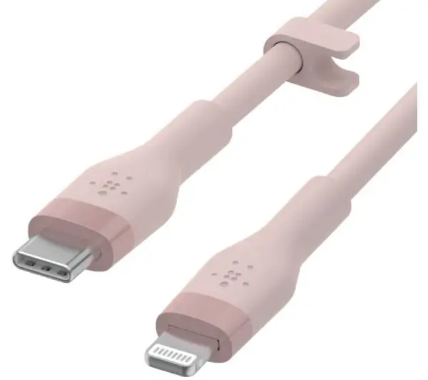 Belkin CAA009BT3MPK BoostCharge Flex USB-C do Lightning 3m Różowy