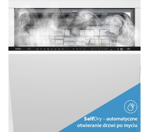Beko bPro500 BDIS38042Q 44,8cm Automatyczne otwieranie drzwi Szuflada na sztućce - DRUGI -30%, ALBO 5-TY ZA 1ZŁ - Kup na Raty - RRSO 0%