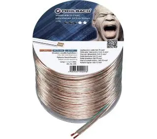 Oehlbach Speaker Wire SP-7 (205) 2x0,75mm 30m Transparent