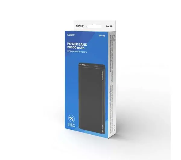 Savio BA-05 20000mAh 20W Czarny