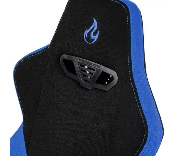 Nitro Concepts S300 Galactic Blue Gamingowy  do 135kg Tkanina Czarno-niebieski - Kup na Raty - RRSO 0%