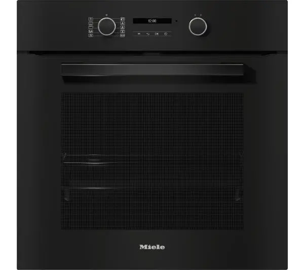 Piekarniki do zabudowy - Miele VitroLine H 2861 BP Termoobieg AirFry Zdalne sterowanie Czarny