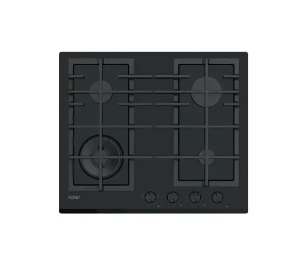 Płyty do zabudowy - Haier Seria 4 Gas On Glass HAVG6BF4HB/1 59,5cm