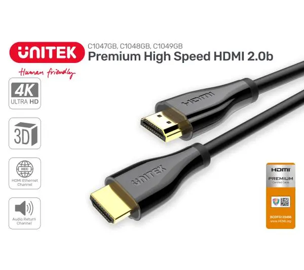 Unitek C1049GB 3m Czarny