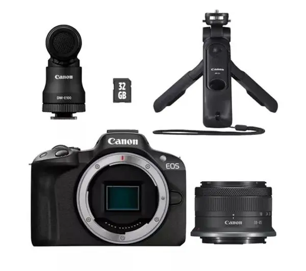 Canon EOS R50 + RF-S 18-45 mm f/4.5-6.3 IS STM Creat Kit