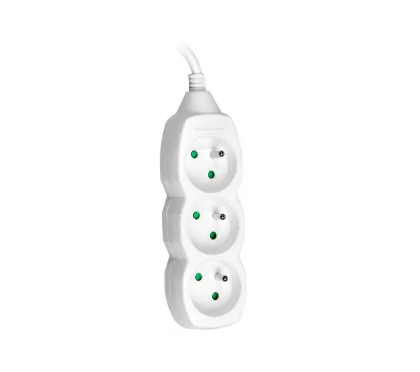 Tracer TRALI44614 Powercord 3 gniazda 3m Biały