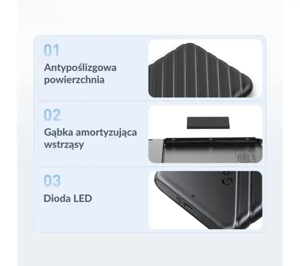 Orico 25PW1C-C3-BK-EP Czarny