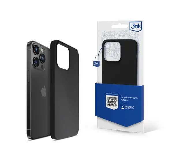3mk Silicone Case do iPhone 14 Pro Max czarny