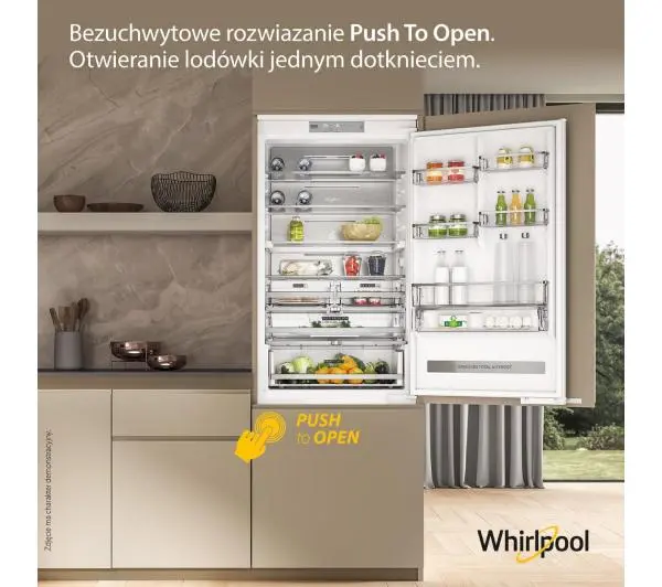 Whirlpool WH SP70 T232 P Pełny No Frost 193,5cm Szuflada z kontrolą wilgotności - DRUGI -30%, ALBO 5-TY ZA 1ZŁ - Kup na Raty - RRSO 0%