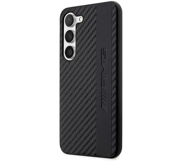 Etui AMG Carbon Stripe&Embossed do Samsung Galaxy S23+ S916 Czarny